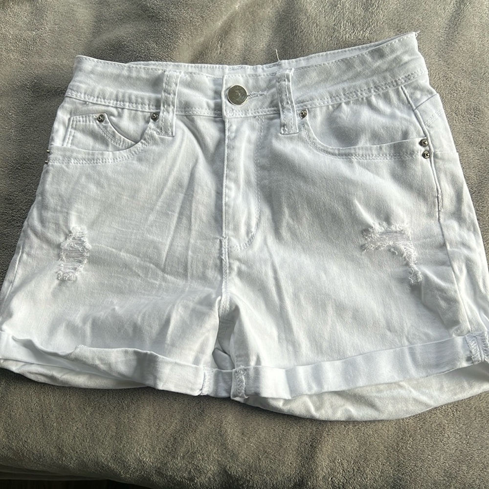 White Shorts
